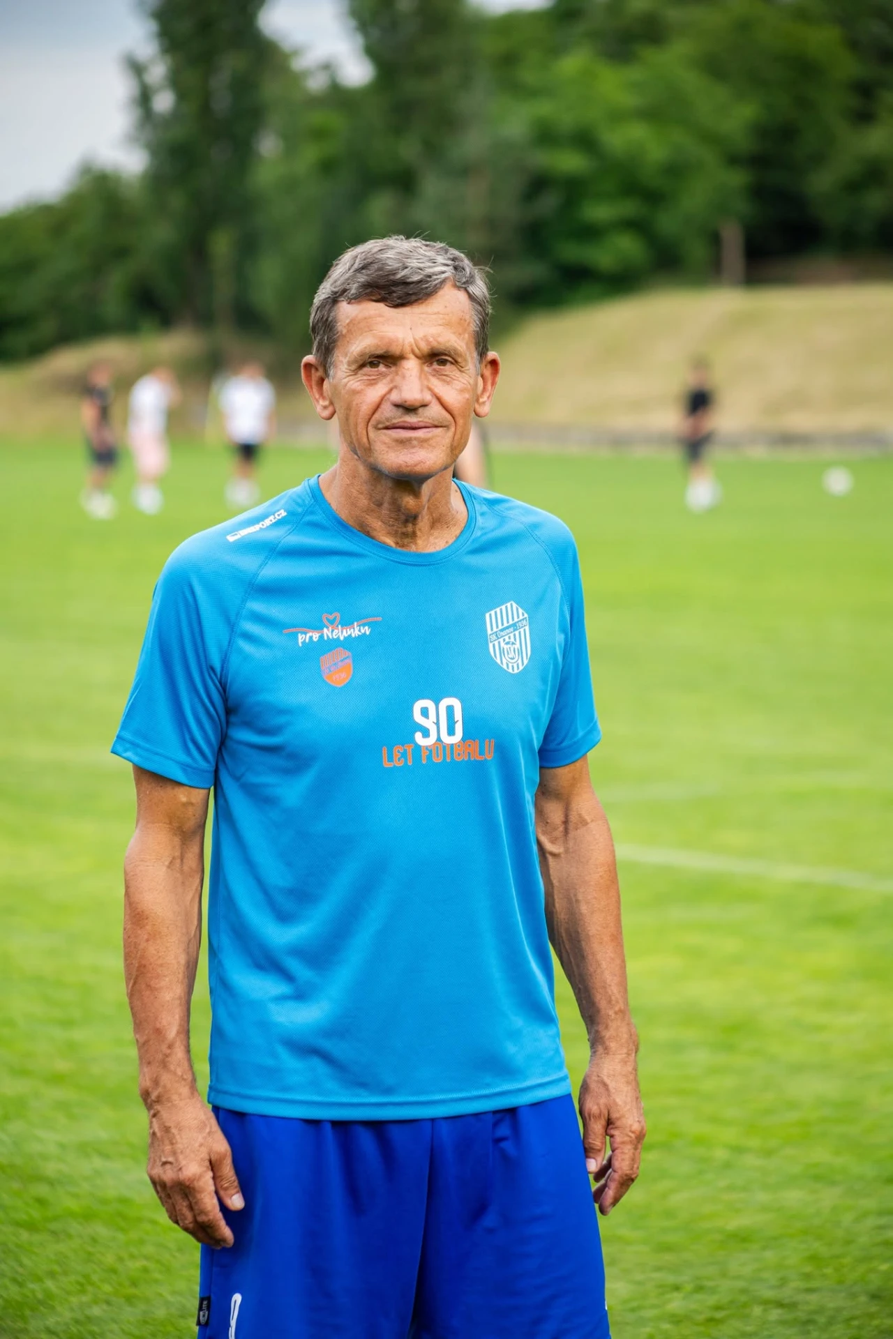 Jiří Kyněra na fotbalovém hřišti